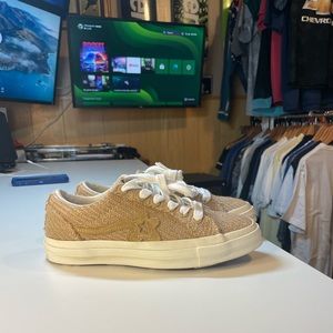 Tyler the Creator Golf Le Fleur potato sack shoes burlap converse